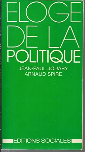 Couverture du produit · Eloge de la politique