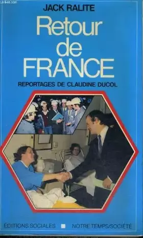 Couverture du produit · Retour de France