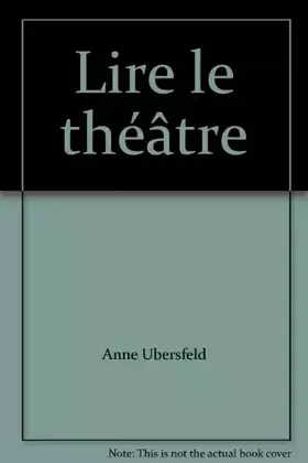 Couverture du produit · Lire le théâtre
