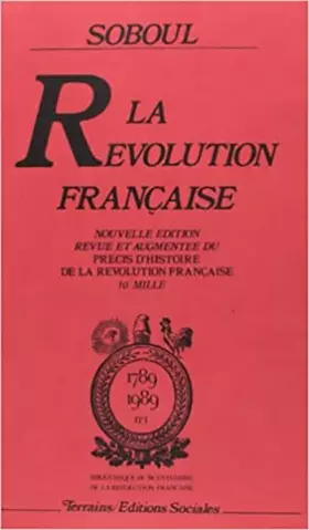 Couverture du produit · La révolution française