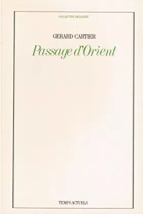Couverture du produit · Passage d'Orient