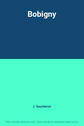 Couverture du produit · Bobigny