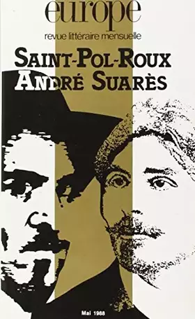 Couverture du produit · Saint-Pol Roux-André Suarès, numéro 709