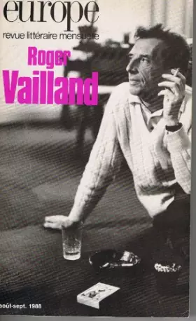 Couverture du produit · Europe : Roger Vaillant