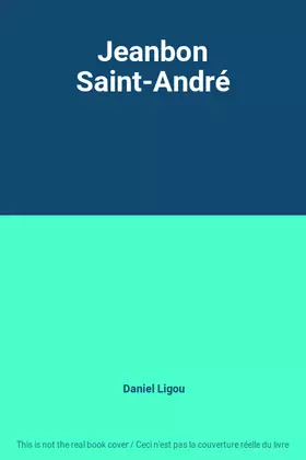 Couverture du produit · Jeanbon Saint-André