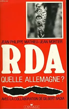 Couverture du produit · RDA : quelle Allemagne?