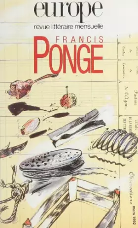 Couverture du produit · Francis Ponge, numéro 755