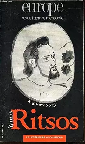 Couverture du produit · Yannis Ritsos, numéro  774
