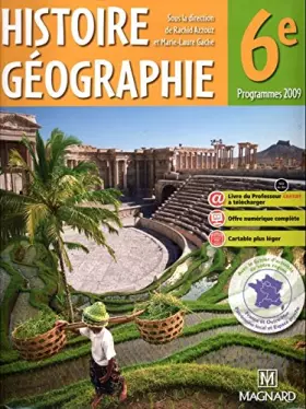 Couverture du produit · Histoire géographie 6 ème programmes 2009 + CD rom