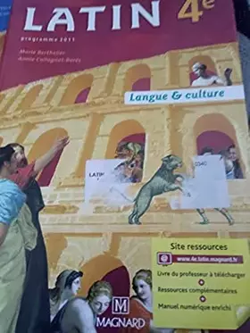 Couverture du produit · Latin 4e - Programme 2011