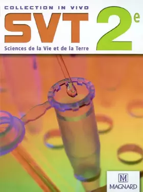 Couverture du produit · Sciences de la Vie et de la Terre 2e
