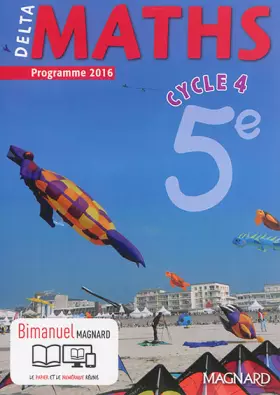 Couverture du produit · Delta maths 5e cycle 4 - Nouveau programme 2016