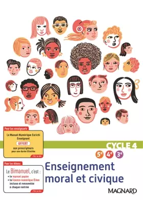 Couverture du produit · Enseignement moral et civique cycle 4 (5e/4e/3e) : Programme 2015