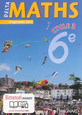 Couverture du produit · Delta maths 6e cycle 3 - Nouveau programme 2016