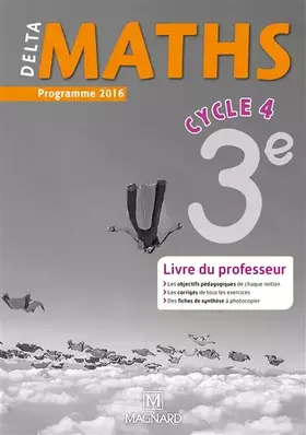 Couverture du produit · Delta Maths 3e (2016) - Livre du professeur