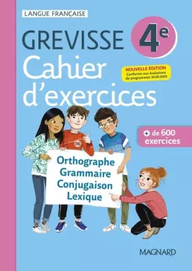 Couverture du produit · Cahier Grevisse - Français - 4e - Edition 2021