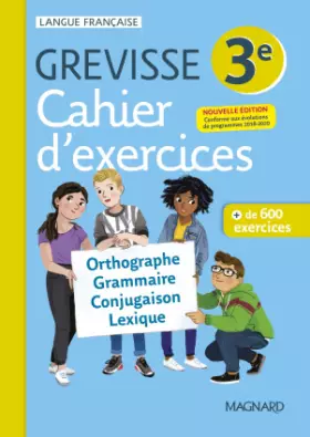 Couverture du produit · Cahier Grevisse - Français - 3e - Edition 2021