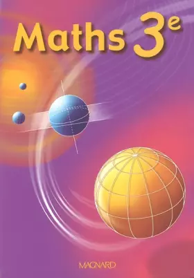 Couverture du produit · Maths, 3ème