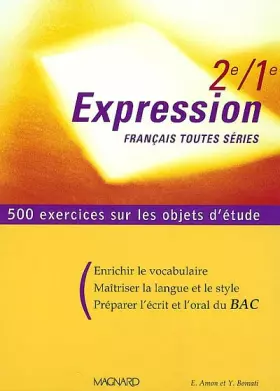 Couverture du produit · Français 2nde/1ère toutes séries Expression