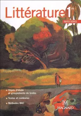Couverture du produit · Littérature 1e toutes séries