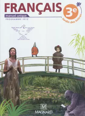 Couverture du produit · Français 3e : Manuel élève