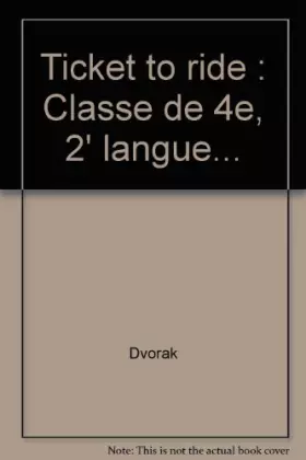 Couverture du produit · Ticket to ride - 4e LV2