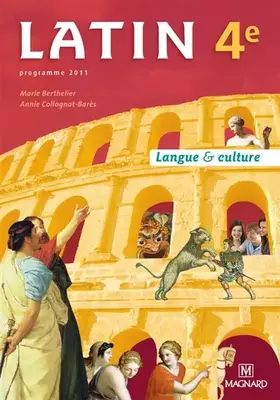 Couverture du produit · Latin 4e : Manuel élève