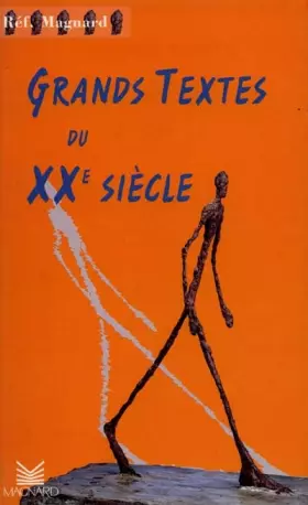 Couverture du produit · Grands textes du XIX et XXe siècles