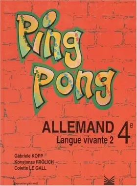 Couverture du produit · ALLEMAND 4EME LV2