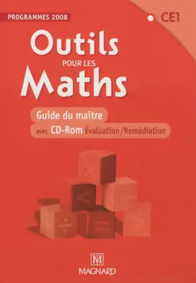 Couverture du produit · Outils pour les Maths - CE1 : Guide du maître - Programmes 2008 (1Cédérom)