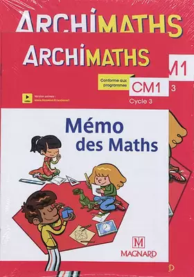 Couverture du produit · Archimaths CM1 (2018) - Manuel de l'élève + Mémo des maths