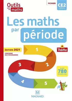 Couverture du produit · Outils pour les Maths CE2 (2021) - Les Maths par période - Fichier + Mémo