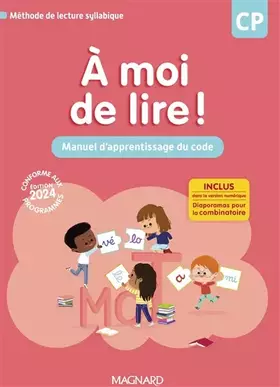 Couverture du produit · À moi de lire ! CP (2024) - Manuel d'apprentissage du code