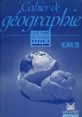Couverture du produit · Cahier de géographie CM2