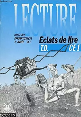 Couverture du produit · Éclats de lire : Lecture, CE1 (Travaux dirigés)
