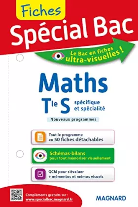 Couverture du produit · Spécial Bac Fiches Maths TS