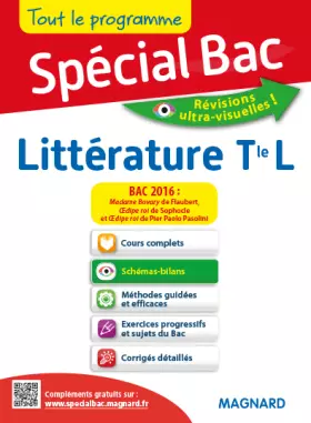 Couverture du produit · Spécial Bac Littérature TL Bac 2016 (2015)