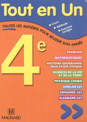 Couverture du produit · Tout en un 4e