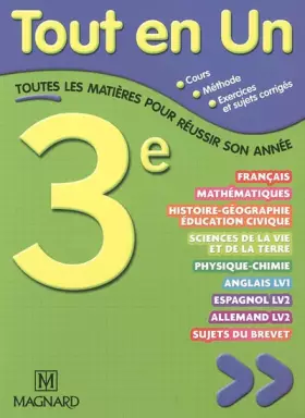 Couverture du produit · Tout en un 3e