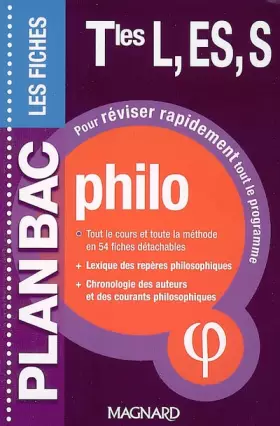 Couverture du produit · Philo Tles L, ES, S