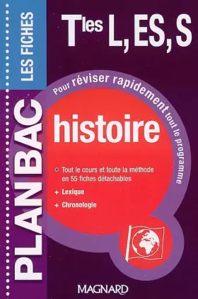 Couverture du produit · Histoire Tles L, ES, S