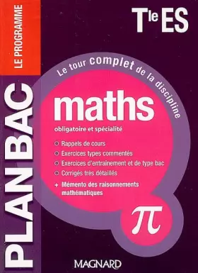 Couverture du produit · Maths Tle ES: Obligatoire et spécialité
