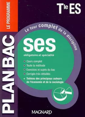 Couverture du produit · SES Tle ES : Obligatoire et spécialité