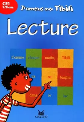 Couverture du produit · J'apprends avec Tibili : Lecture, CE1, 7-8 ans