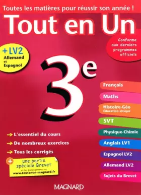 Couverture du produit · Tout en Un 3e