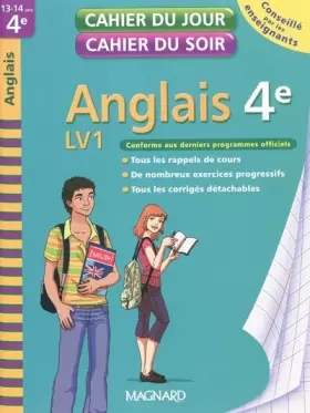 Couverture du produit · Anglais 4e LV1
