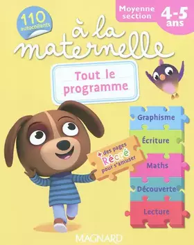 Couverture du produit · Tout le programme à la maternelle Moyenne section (MS : 4-5 ans)