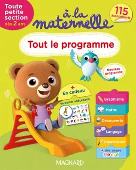 Couverture du produit · A la maternelle - Tout le programme - Toute petite section