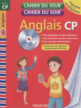 Couverture du produit · Cahier du jour / soir anglais CP