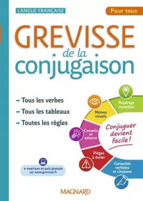 Couverture du produit · Grevisse de la conjugaison